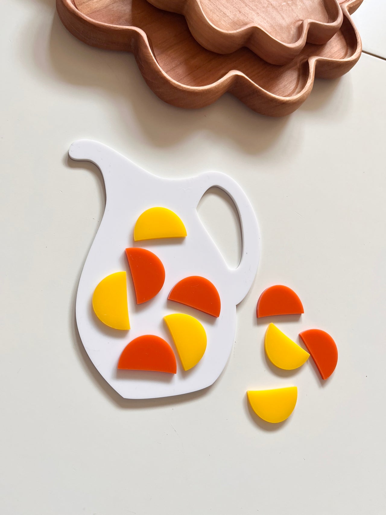 Little Dry Erasables - Carafe with Oranges and Lemons