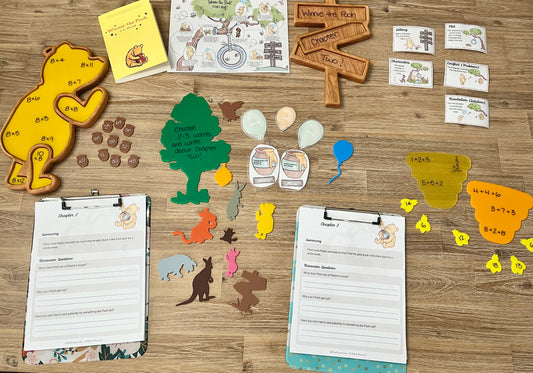 Winnie the Pooh Plate / Sensory Tray - Two sizes available