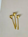 One Gold Heart Spoon