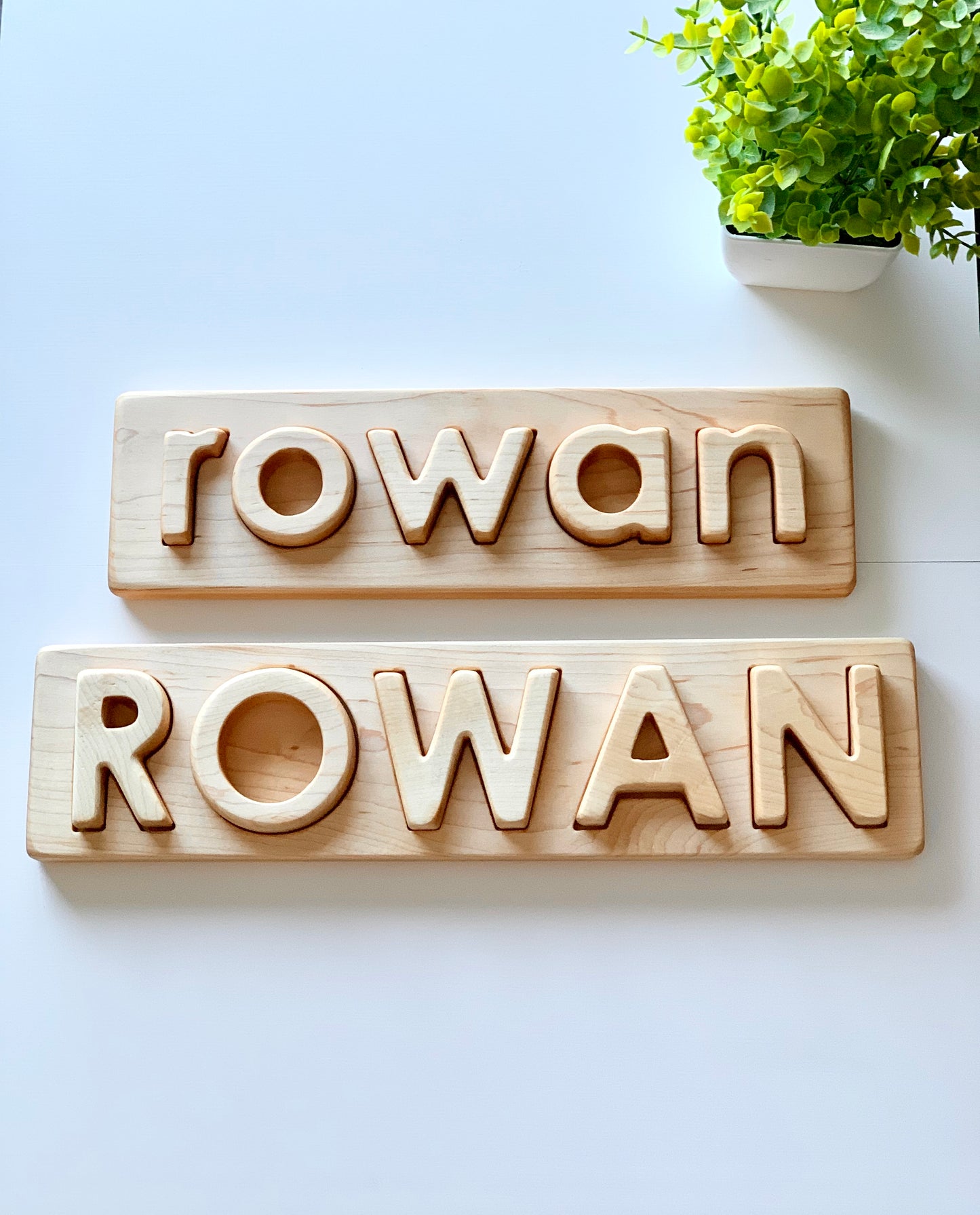 Personalized Hardwood Name Puzzles