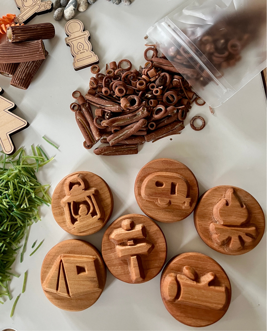 Play Dough Stampers - Camping