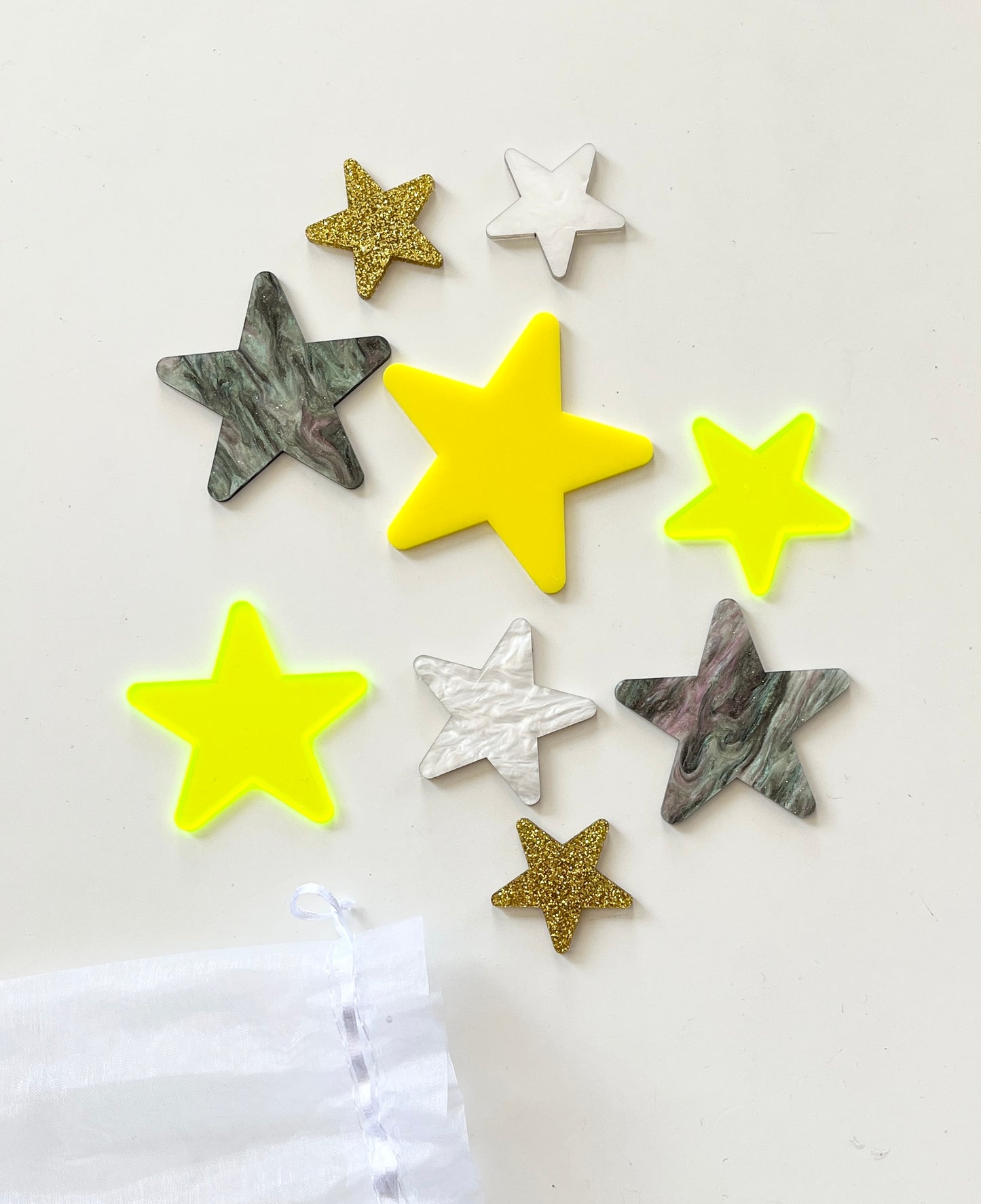 Little Dry Erasables - Mixed Stars - Set of 9 - more colours available