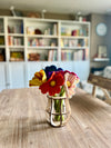 Faux Felt Flower Bouquet of 6