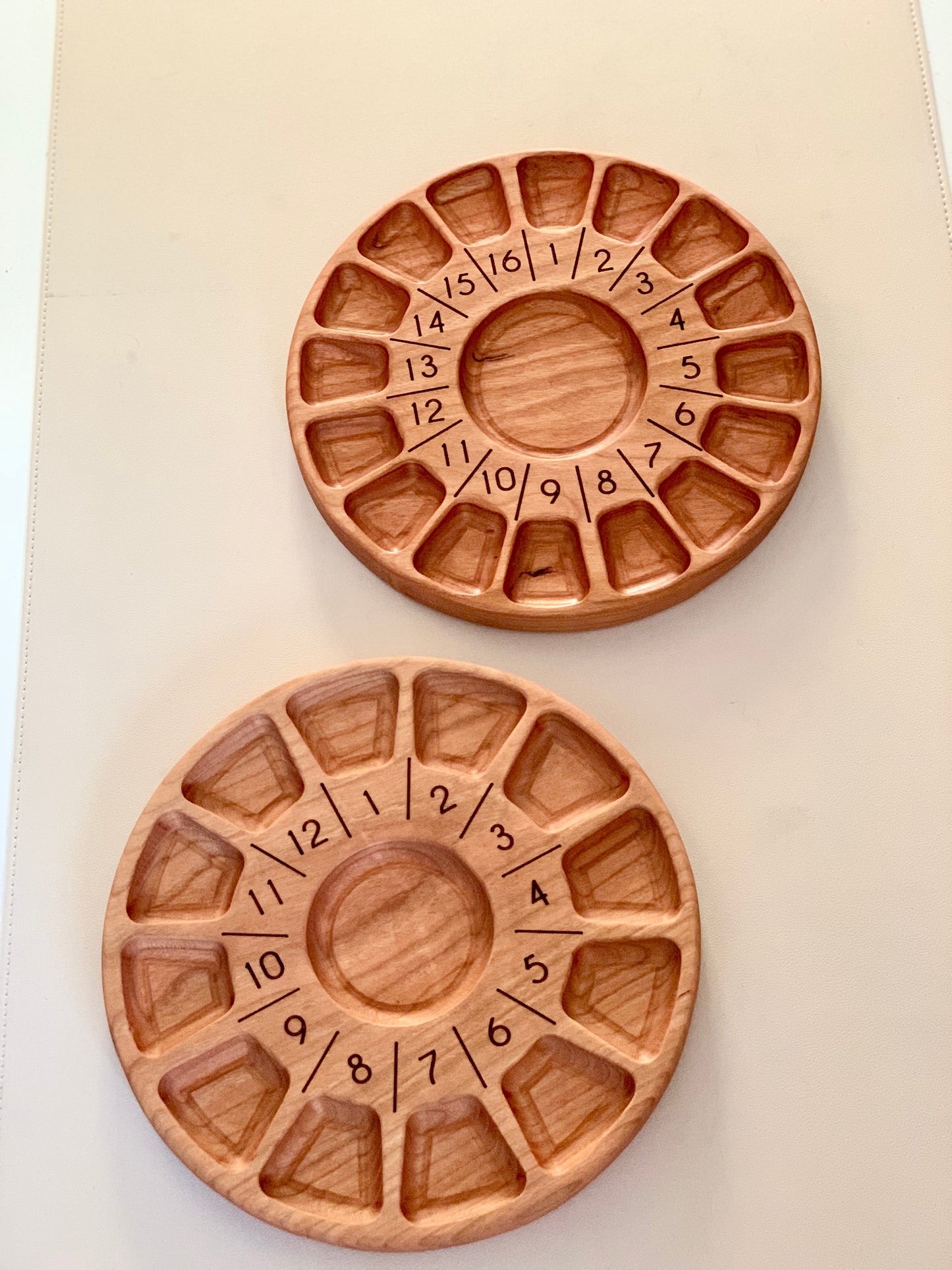 Math Wheels Sensory Trays