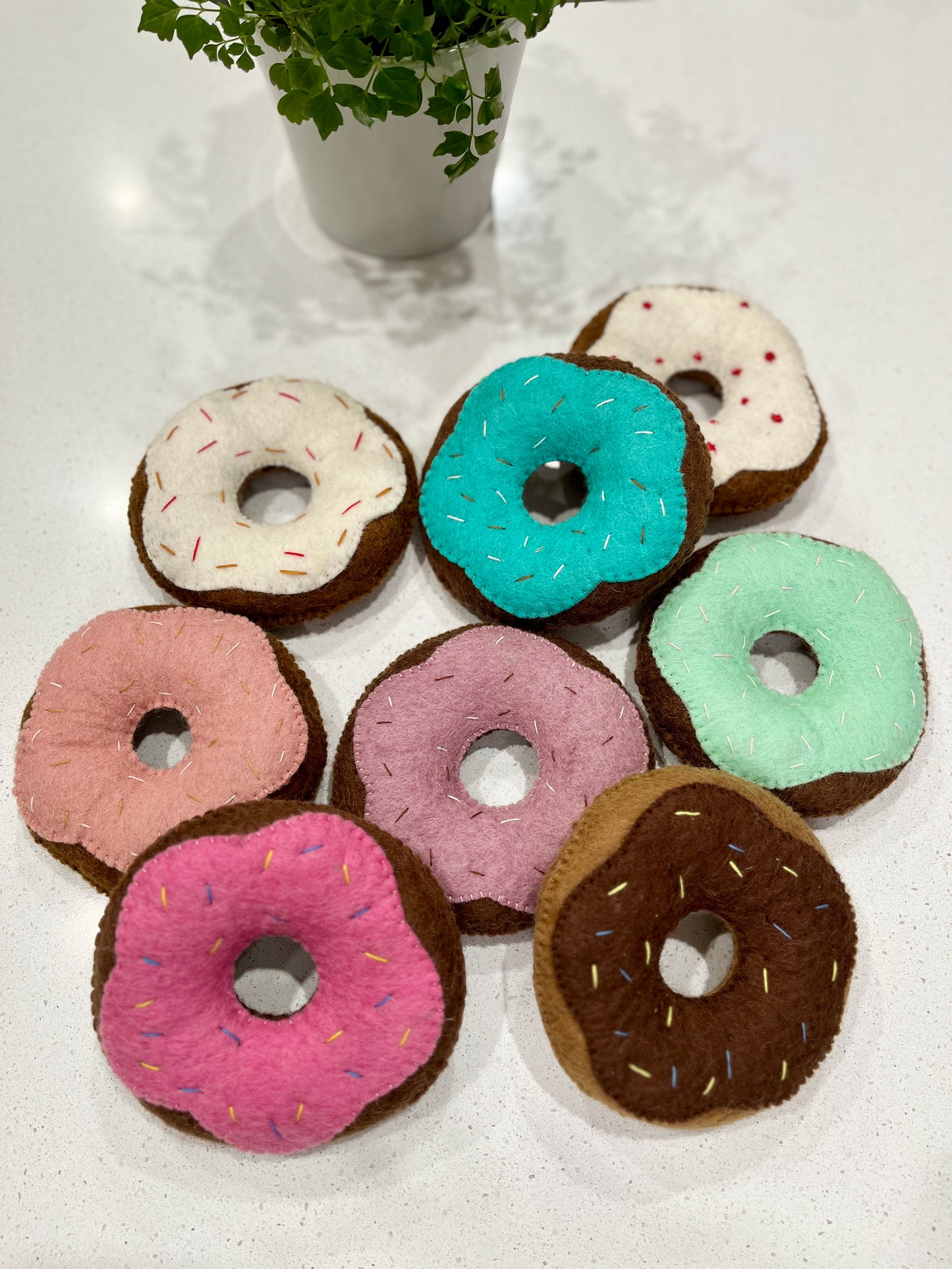 One Large Felt Donut