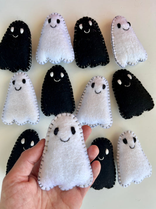 One Stitched Felt Ghost