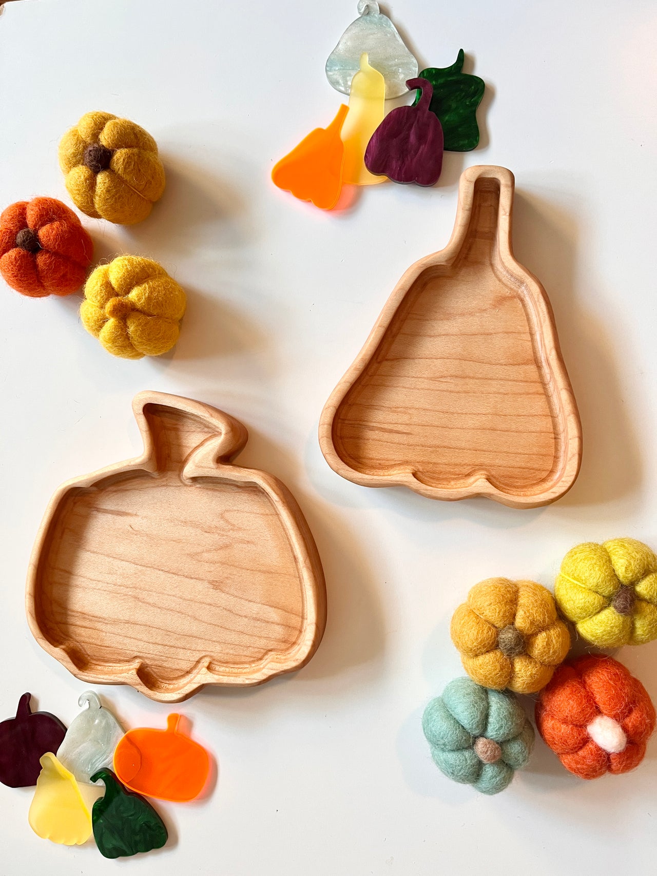 Pumpkin / Gourd Plate / Sensory Tray