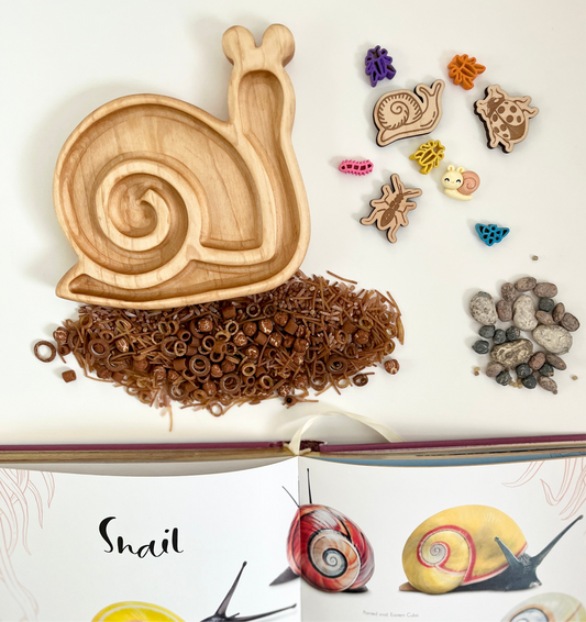 Mini Snail Plate / Sensory Tray