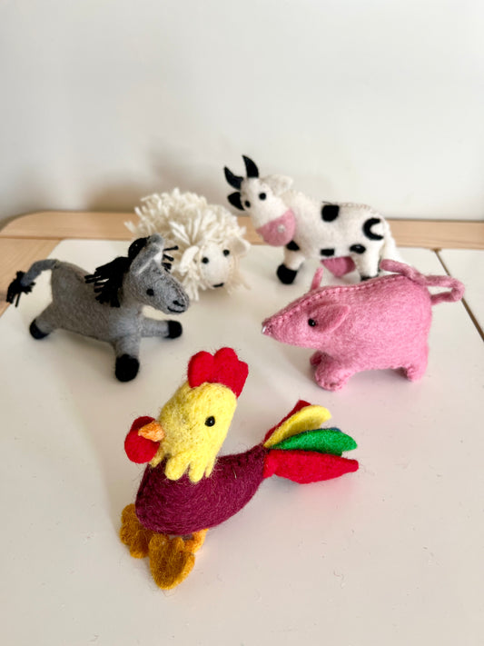 Felt Farm Animals