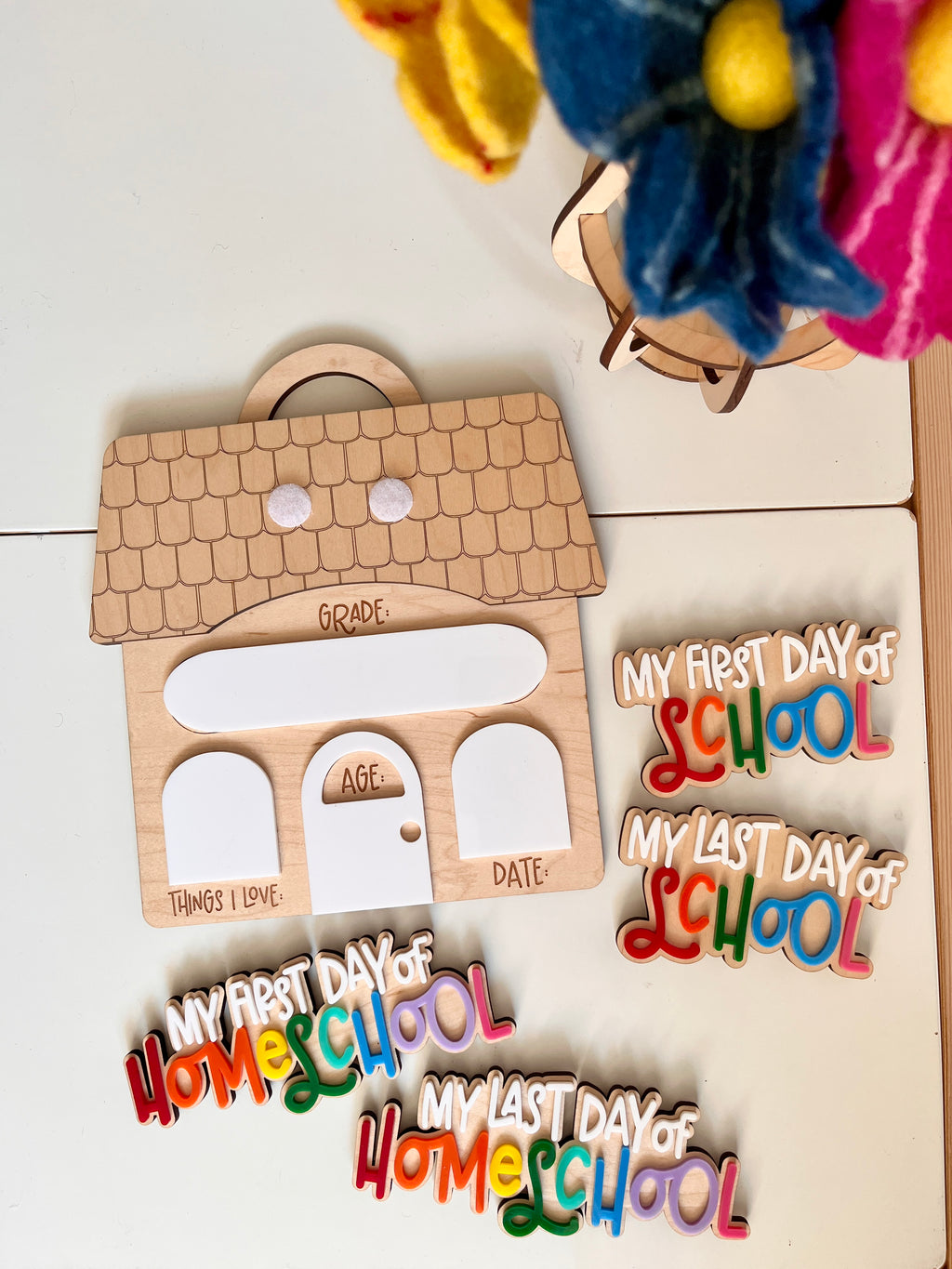 Dry Erasable Back to School Sign | First Day & Last Day