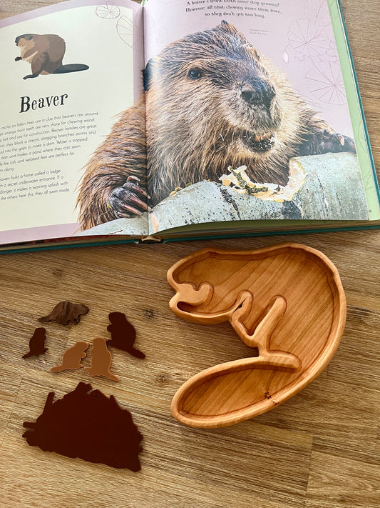 Beaver Plate / Sensory Tray