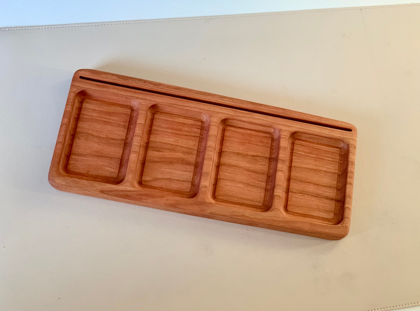 4 Four Section CVCC / CVCE | Salt Sand & Flash Card Sensory Tray