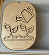 Fillable “Watering the Garden” Flisat Table Top Insert