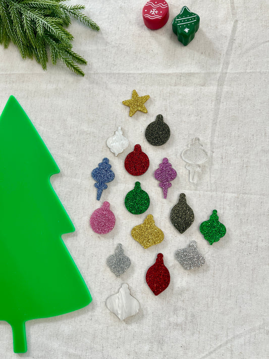 Little Dry Erasables - Ornaments (10 or 15 piece sets) with or without Large Tree Dry Erase