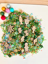 Set of 10 Wood or Clear Acrylic Sugarplum Fairy Counters Loose Parts