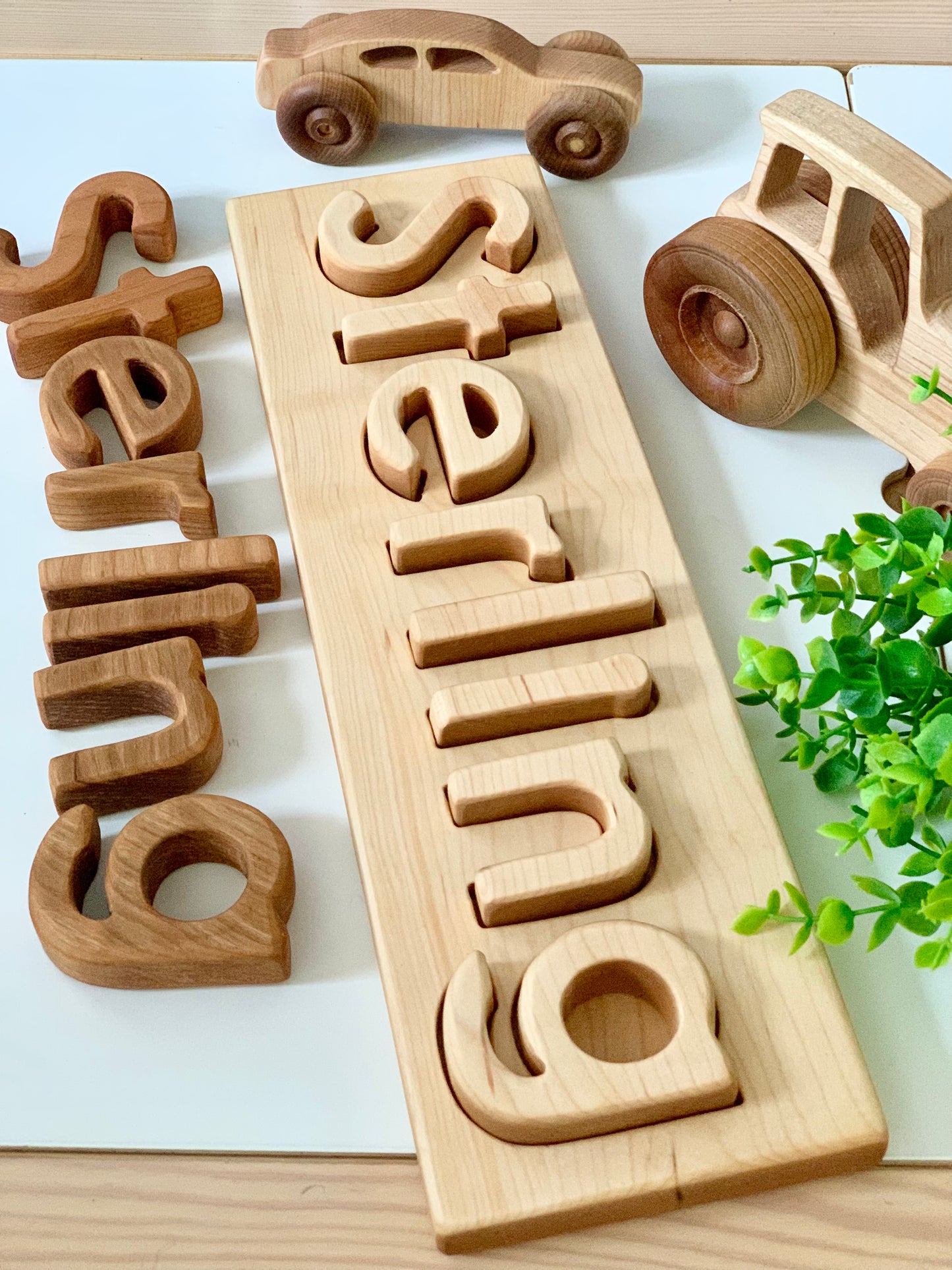 Personalized Hardwood Name Puzzles