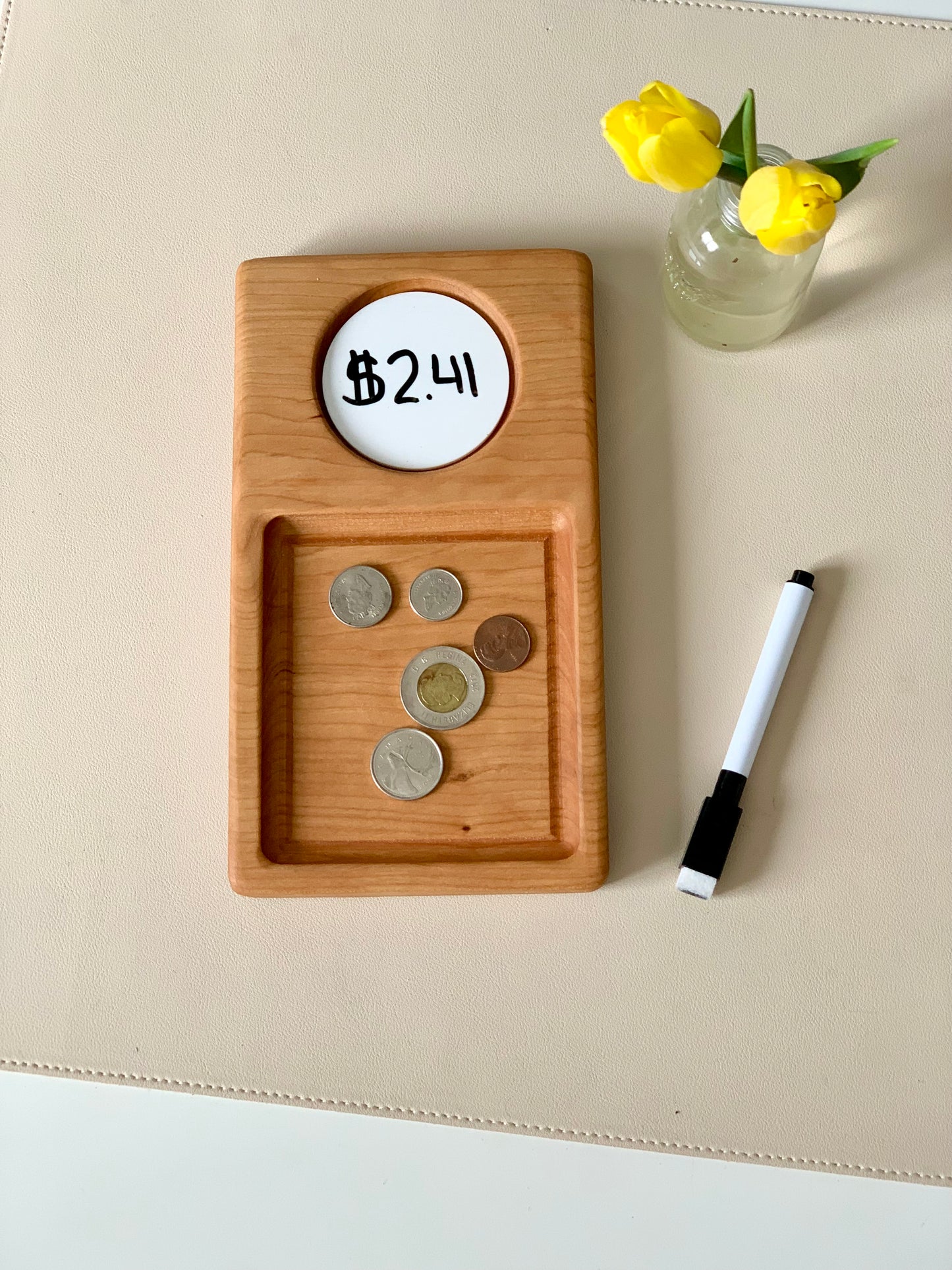 Salt & Sand Tray, Early Writing, Math, Counting & Coin Board / Sensory Tray