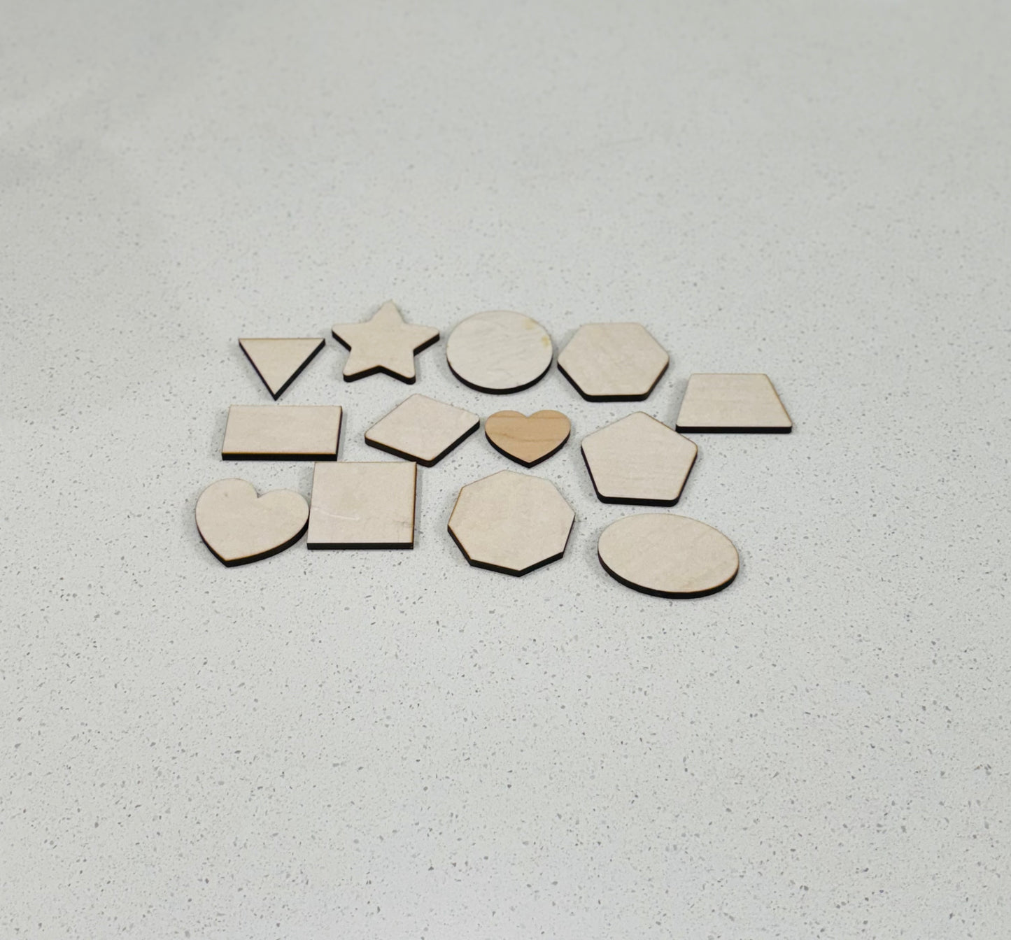 Ready to Ship Offcut Wood Shapes You Peel