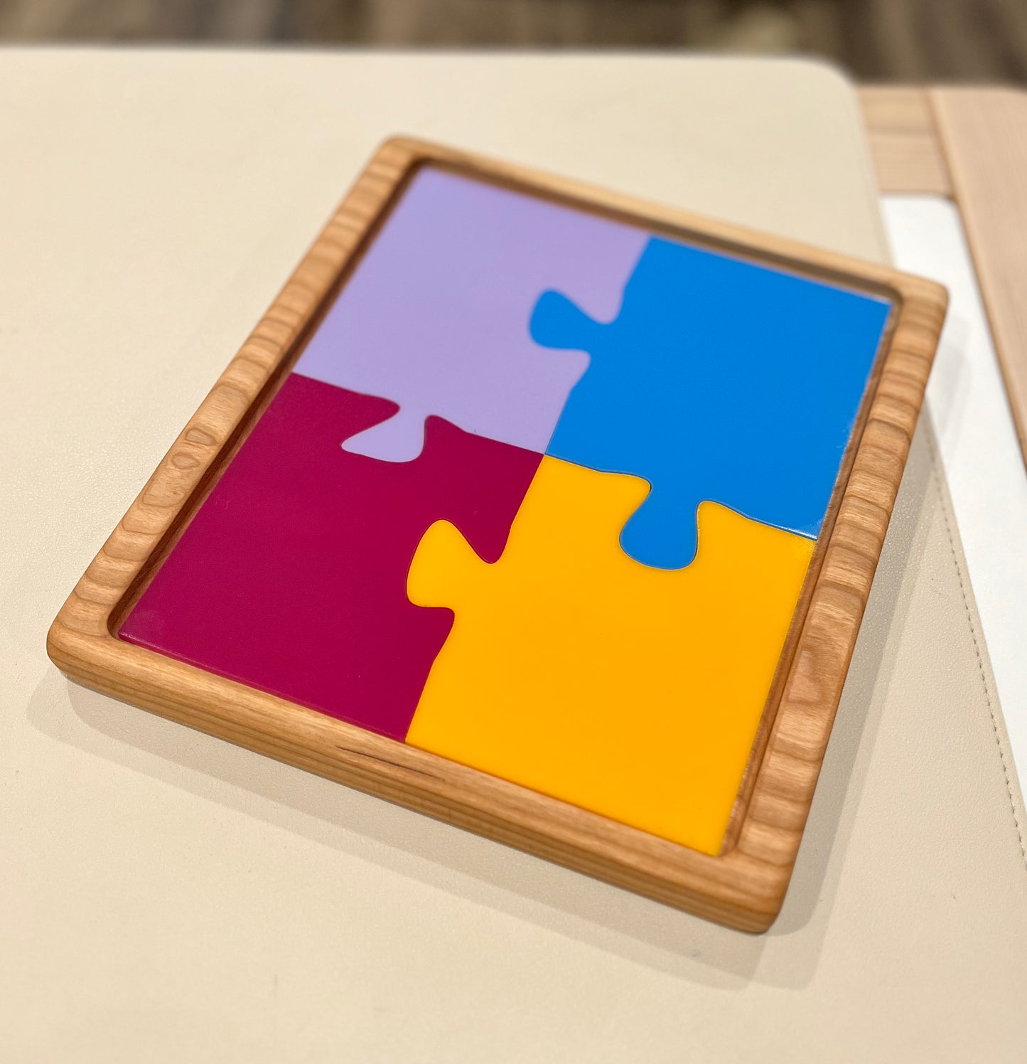 Little Dry Erasables — 2x2 (4 PC / 4 Colour) puzzle; fits in Multipurpose Rectangle Tray