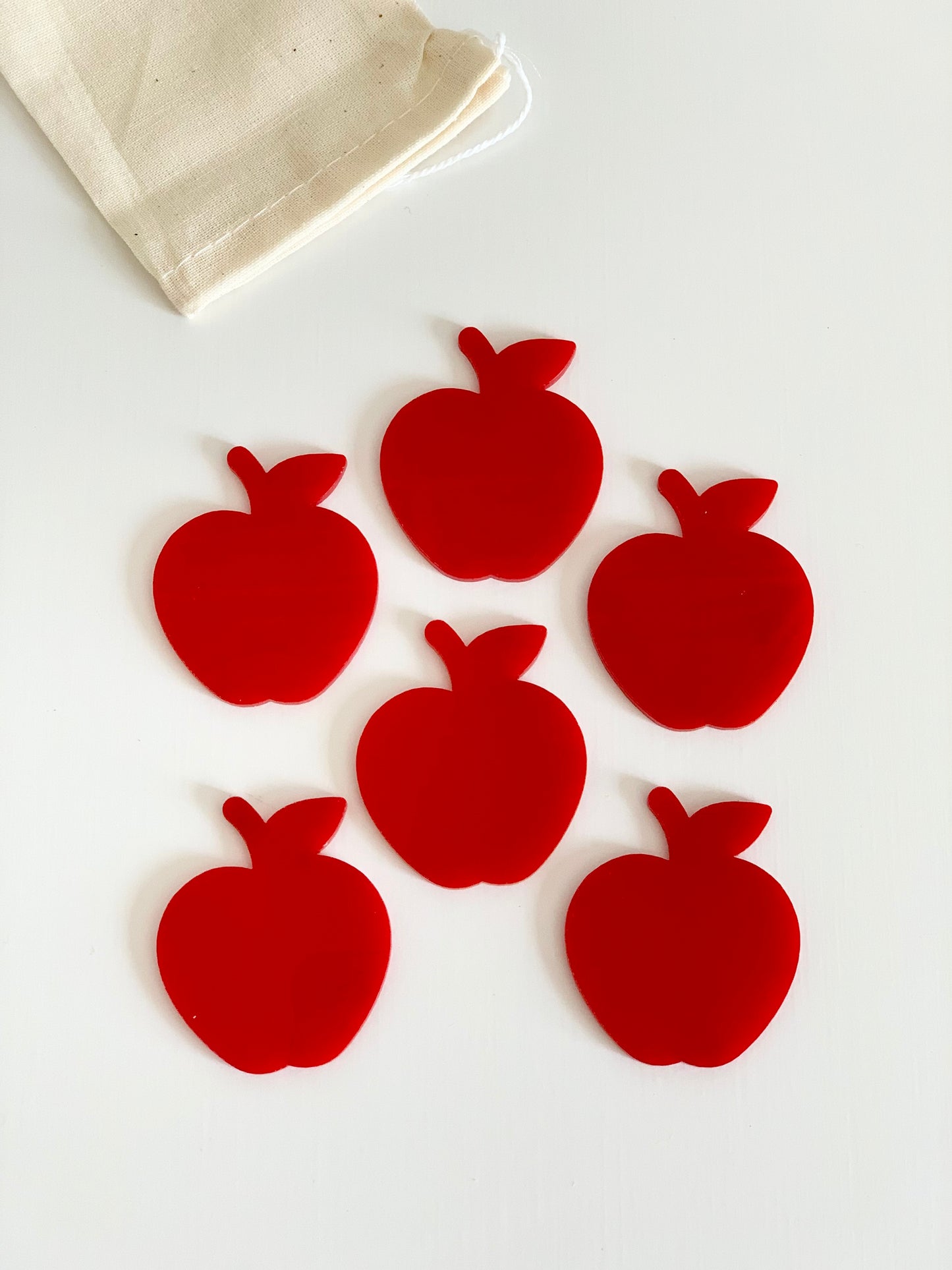 Little Dry Erasables - Apples - Set of 6 - 2 sizes & more colours available