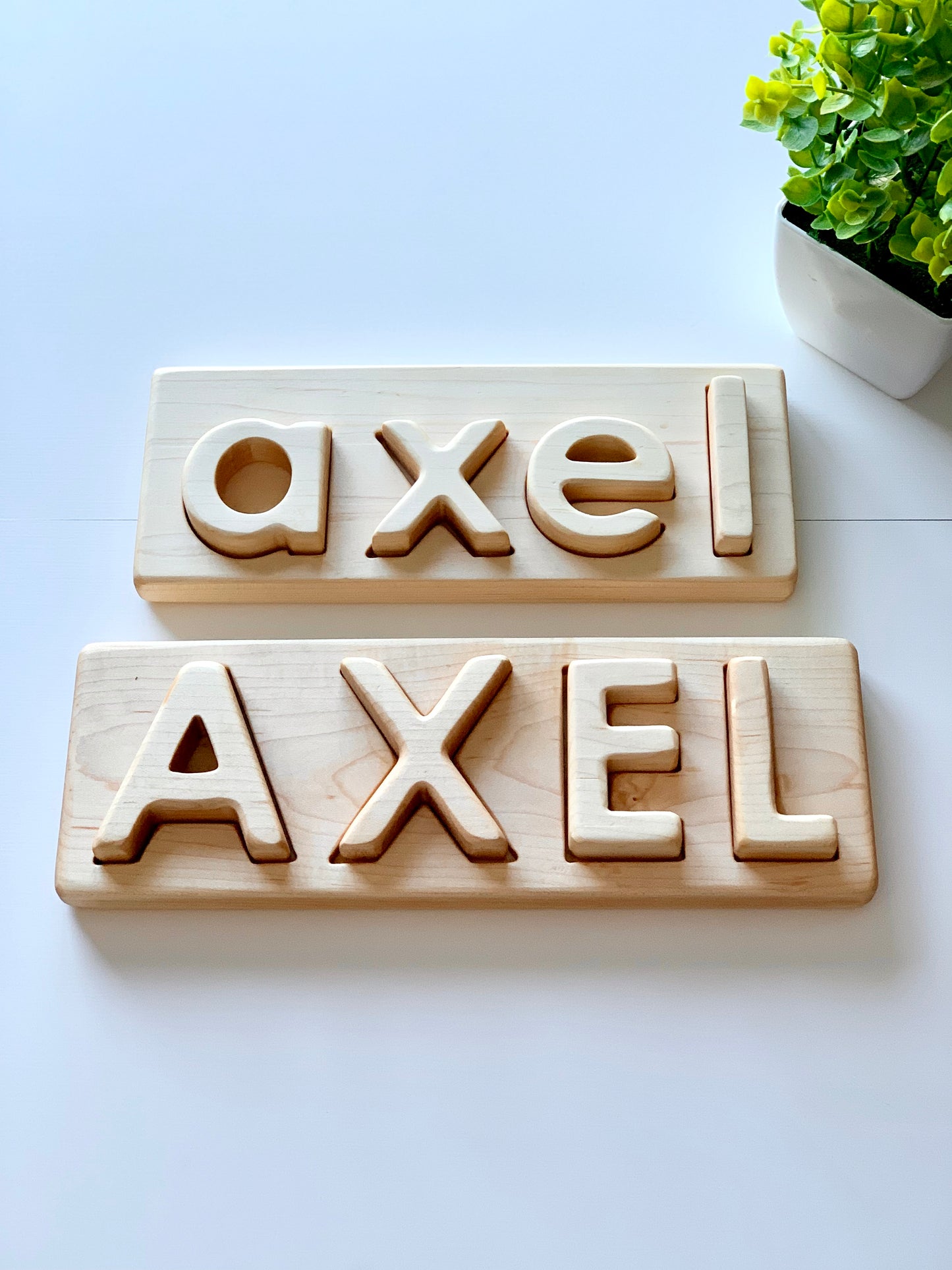 Personalized Hardwood Name Puzzles