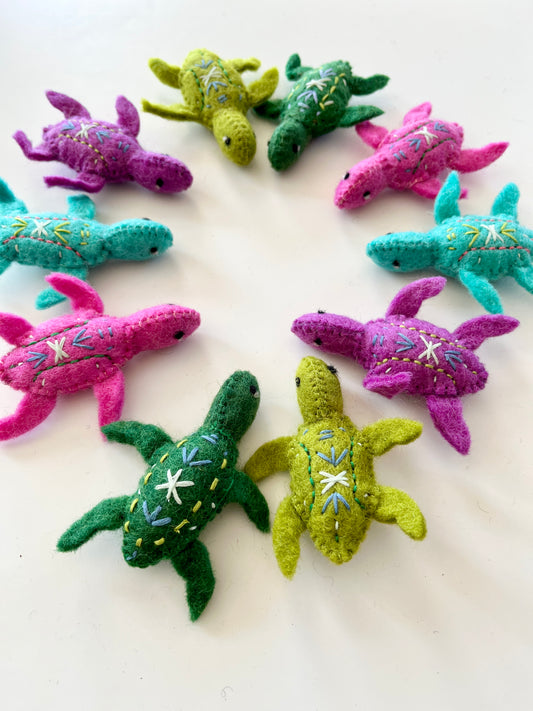 One Felt Turtle