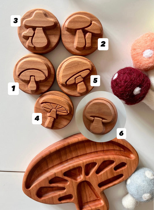 Play Dough Stampers - Mushroom, 6 Styles