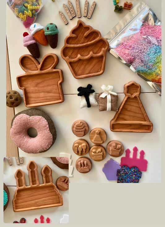 Birthday Celebration Plate / Sensory Trays | Two Sizes Available