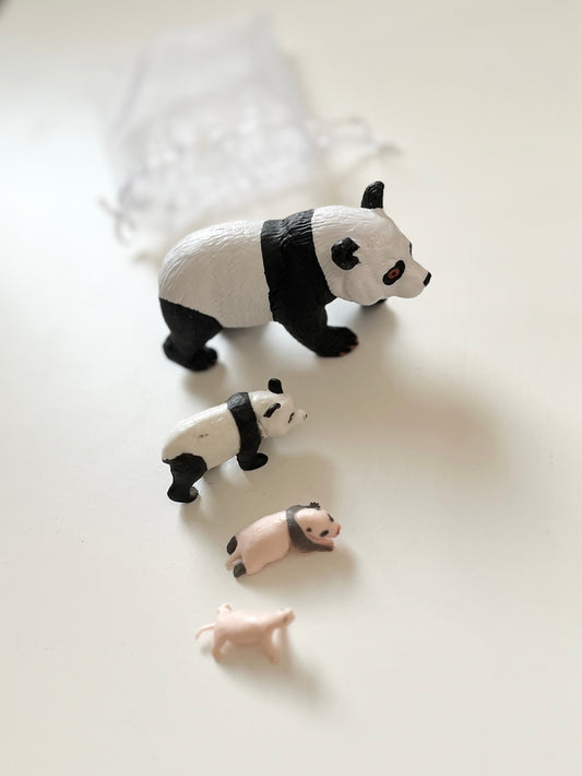 Panda Life Cycle Figurines