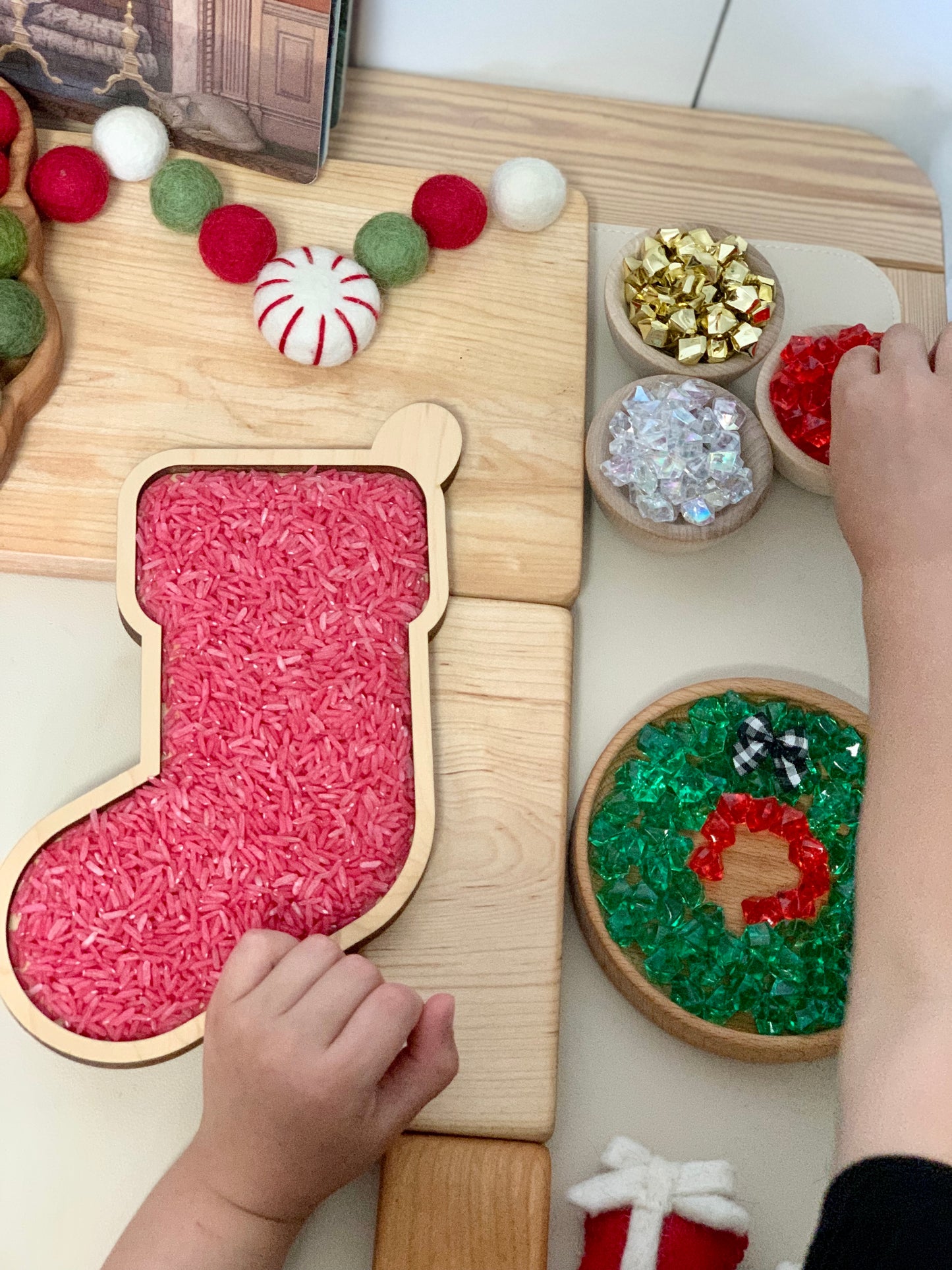 Laser Cut Stocking Plate / Sensory Tray