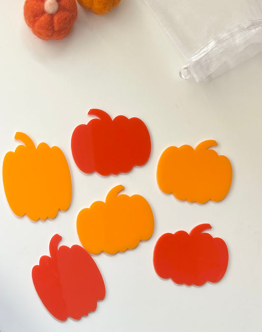 Little Dry Erasables - Pumpkins Style 2 - Set of 6 - more colours available