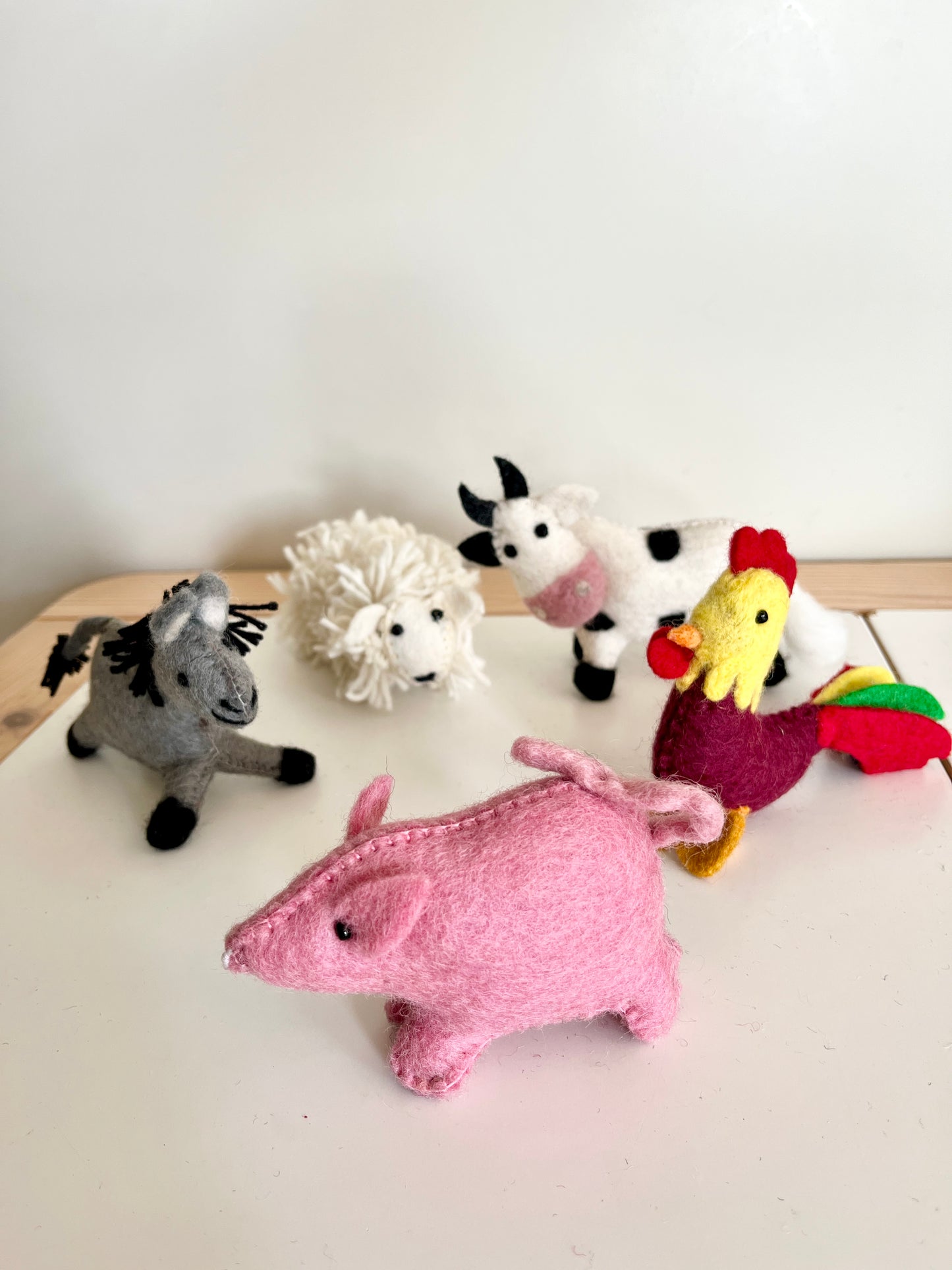 Felt Farm Animals