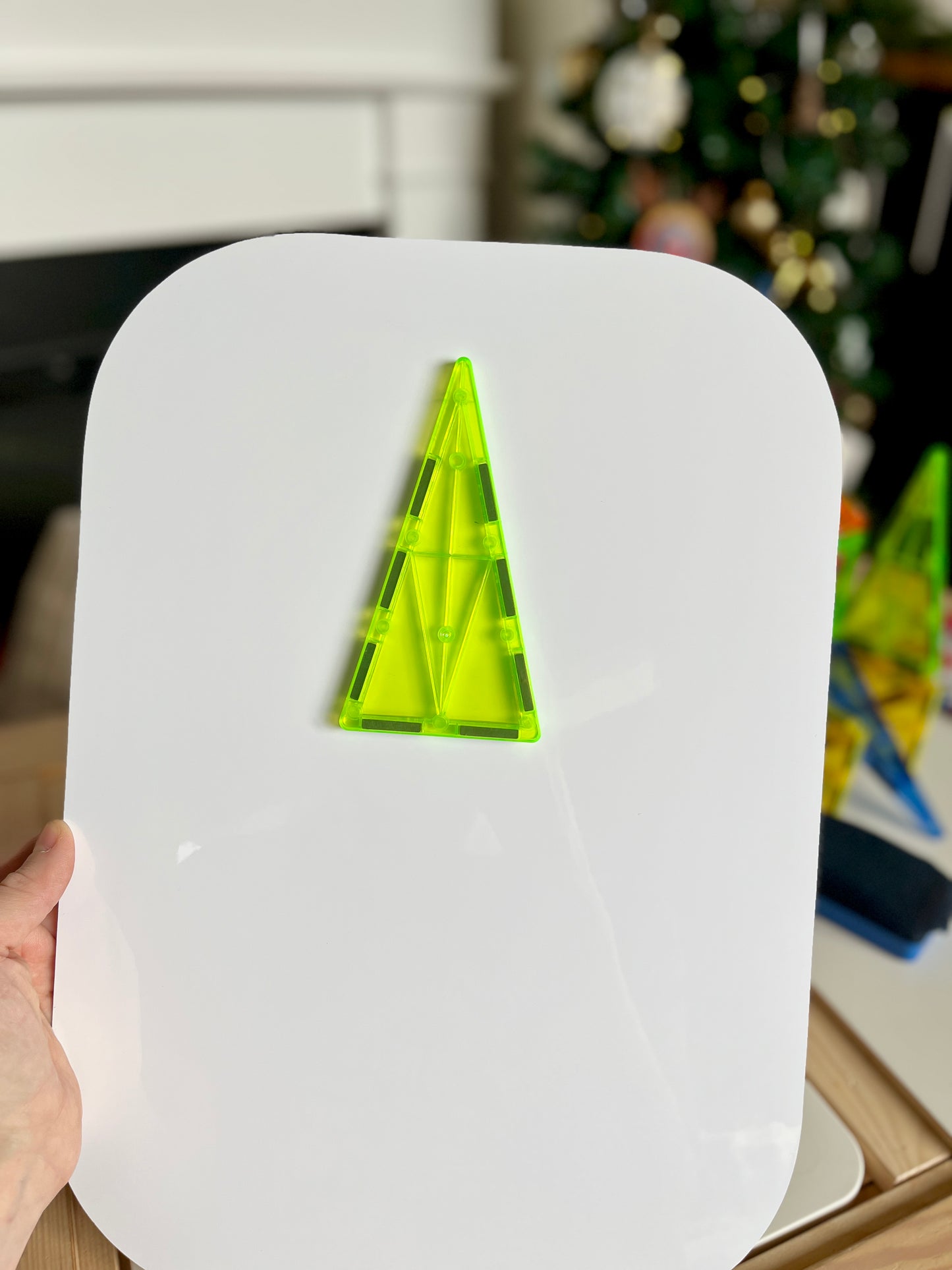 Magnetic + Dry Erase Reversible Lid | Double-Sided Flisat Table Insert | Wooden Sensory Play Lid