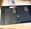 Letter Writing Practice, Letters to Santa, Blank Lined Writing Board Dry Erase Acrylic Tracing Board; can also fit as a Flisat Insert