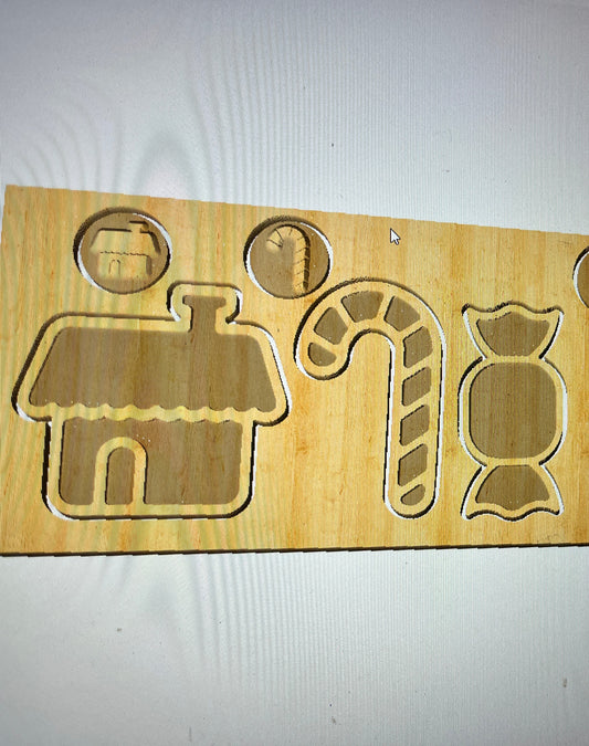 Mini Gingerbread and Christmas Treat Trays