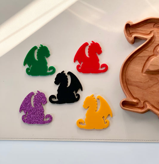 Little Dry Erasables - Dragons - Set of 5 - more colours available