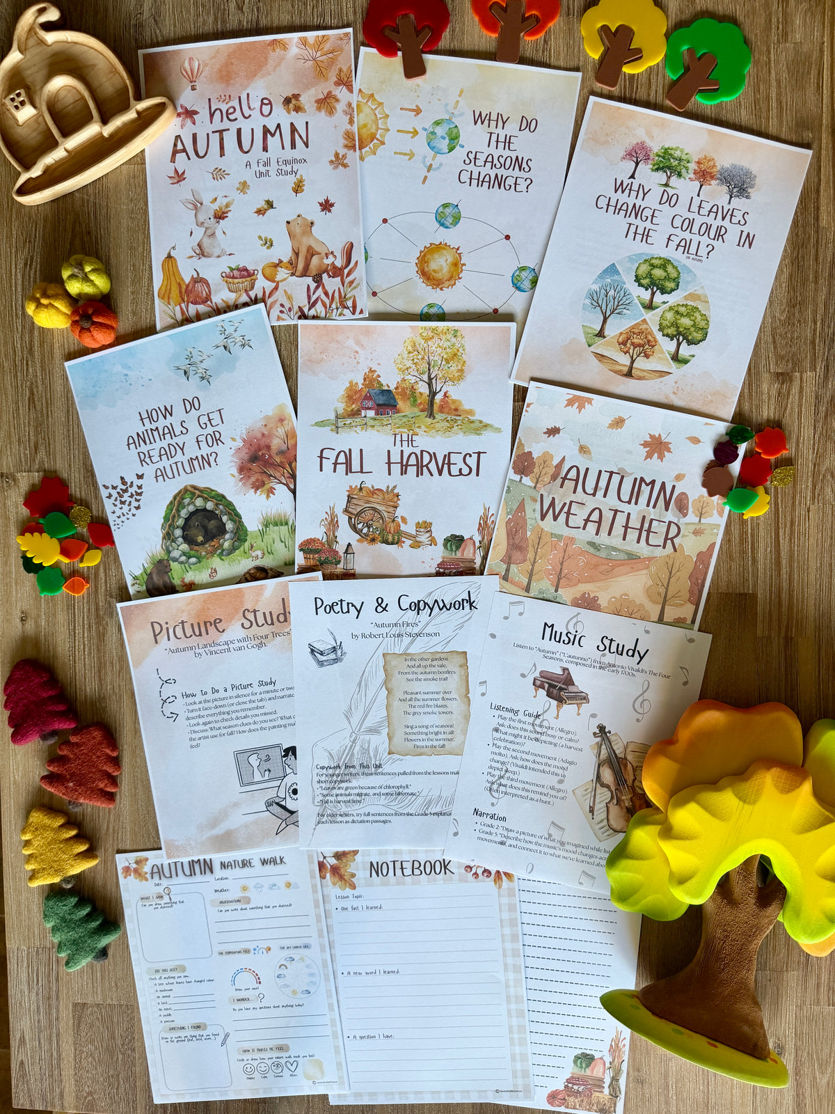 Digital Download | An Autumn Equinox Unit Study | Fall Season Unit Study