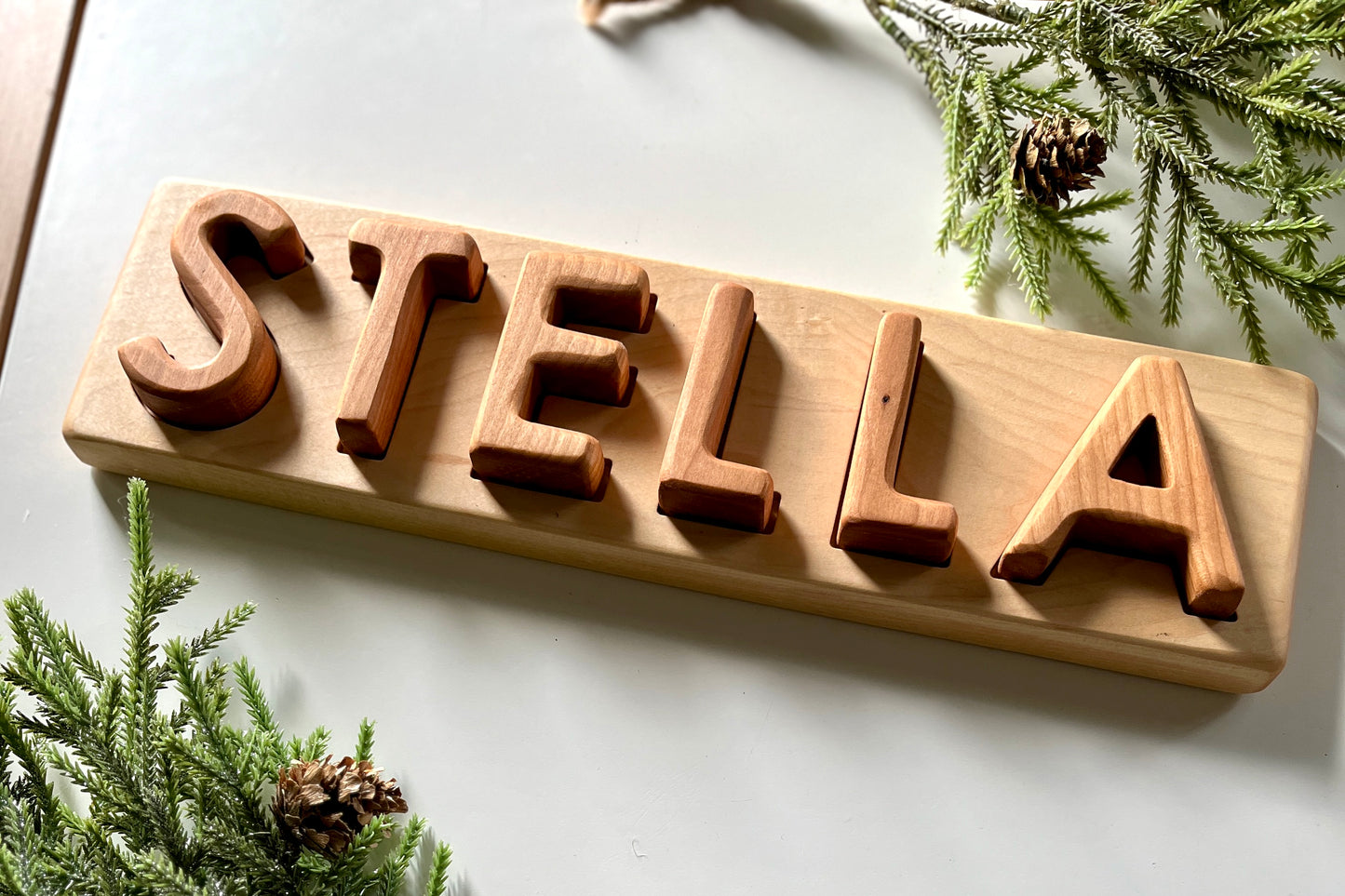 Personalized Hardwood Name Puzzles