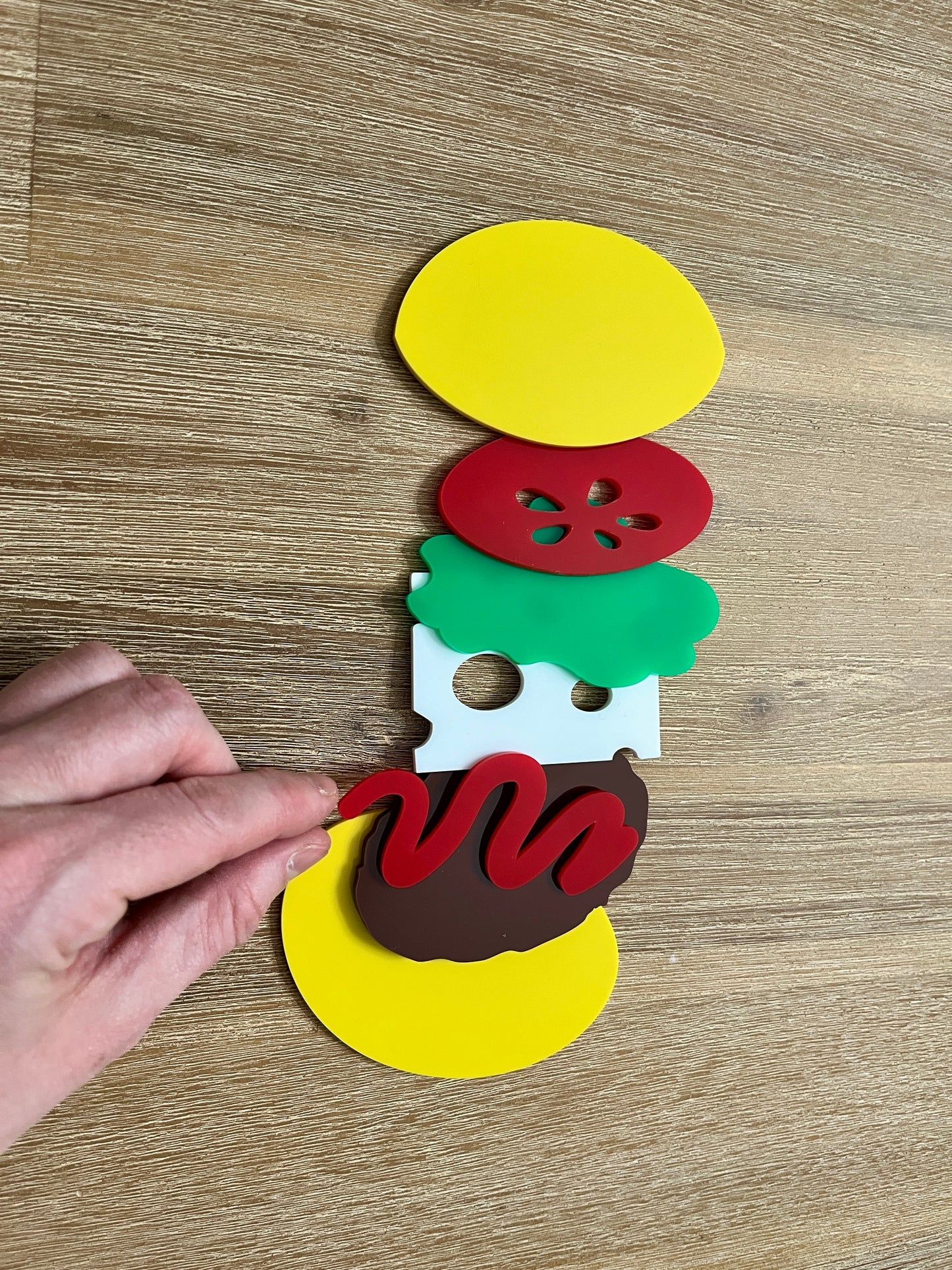 Little Dry Erasables - Burger 7 Piece Set