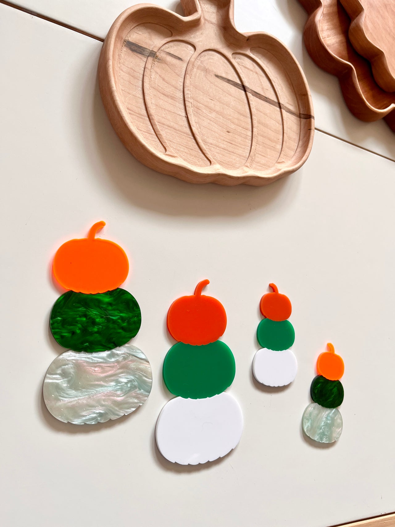 Little Dry Erasables - Stacking Pumpkins (1 Set, 3 Pcs)