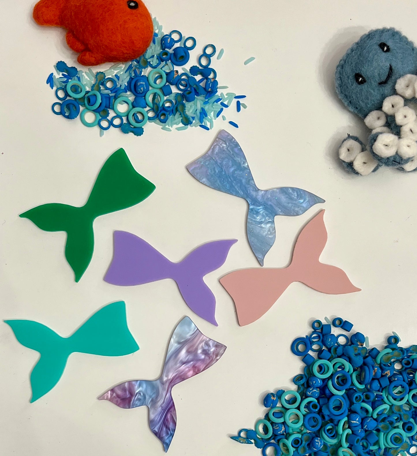 Little Dry Erasables - Mermaid Tails - Set of 6