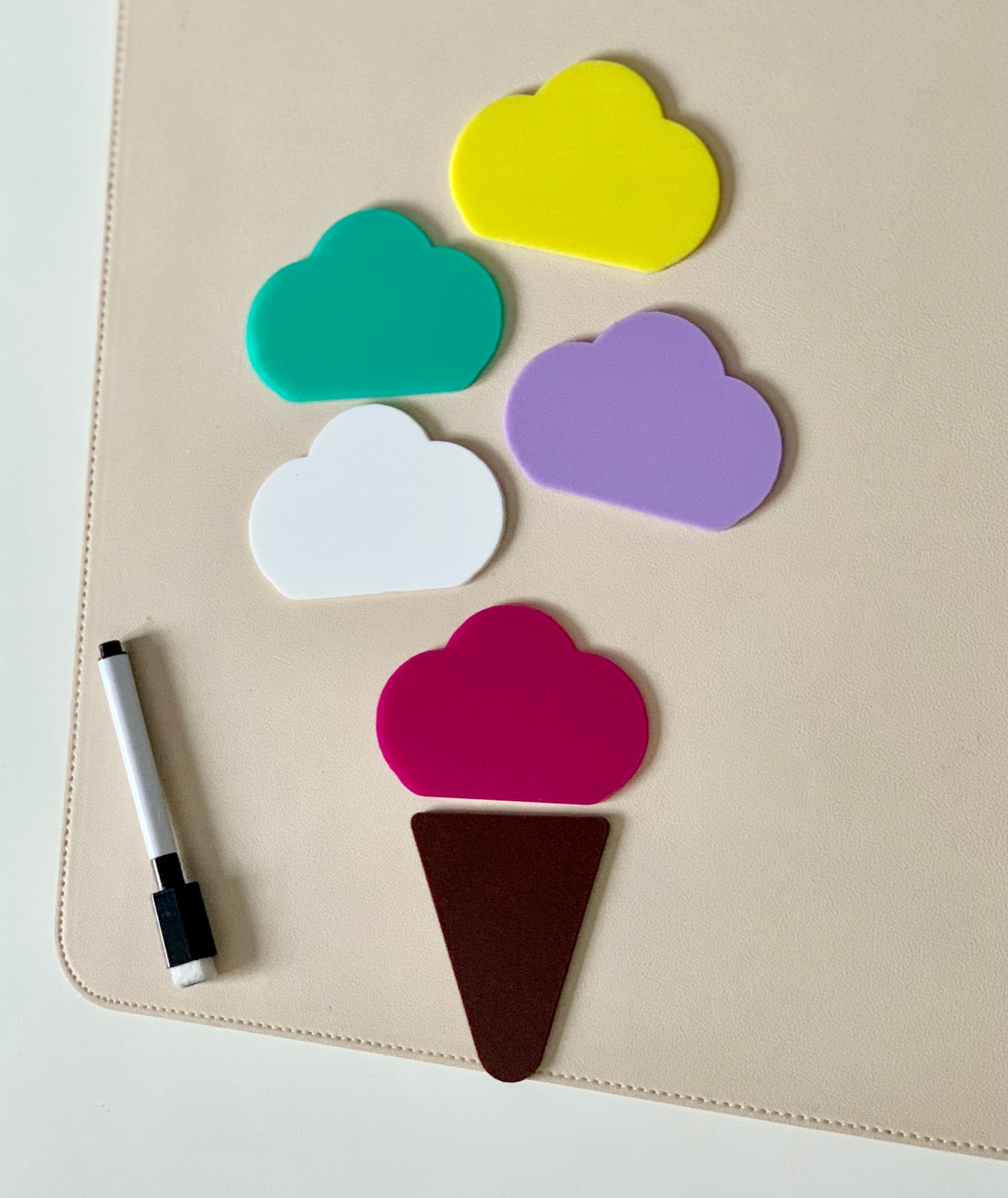 Little Dry Erasables - Ice Cream Set of 6