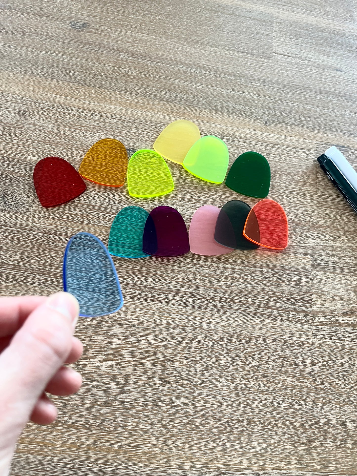 Little Dry Erasables — Set of 10 Translucent Gum Drops