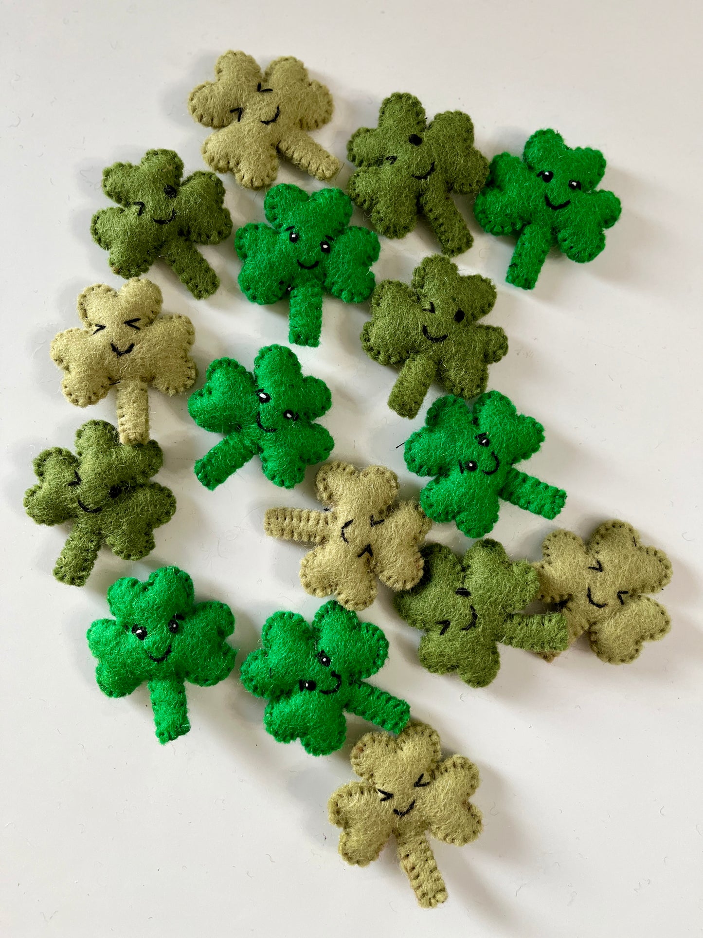 One Felt Shamrock | Clover With Face