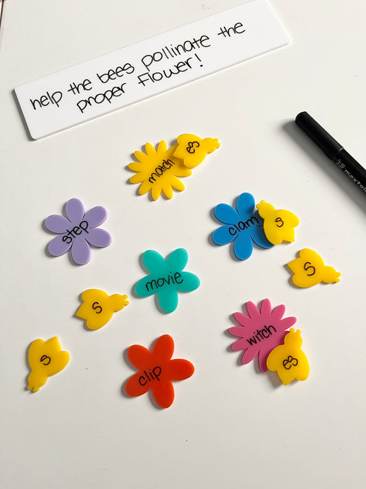 Little Dry Erasables - Pollinators - Bees & Flowers