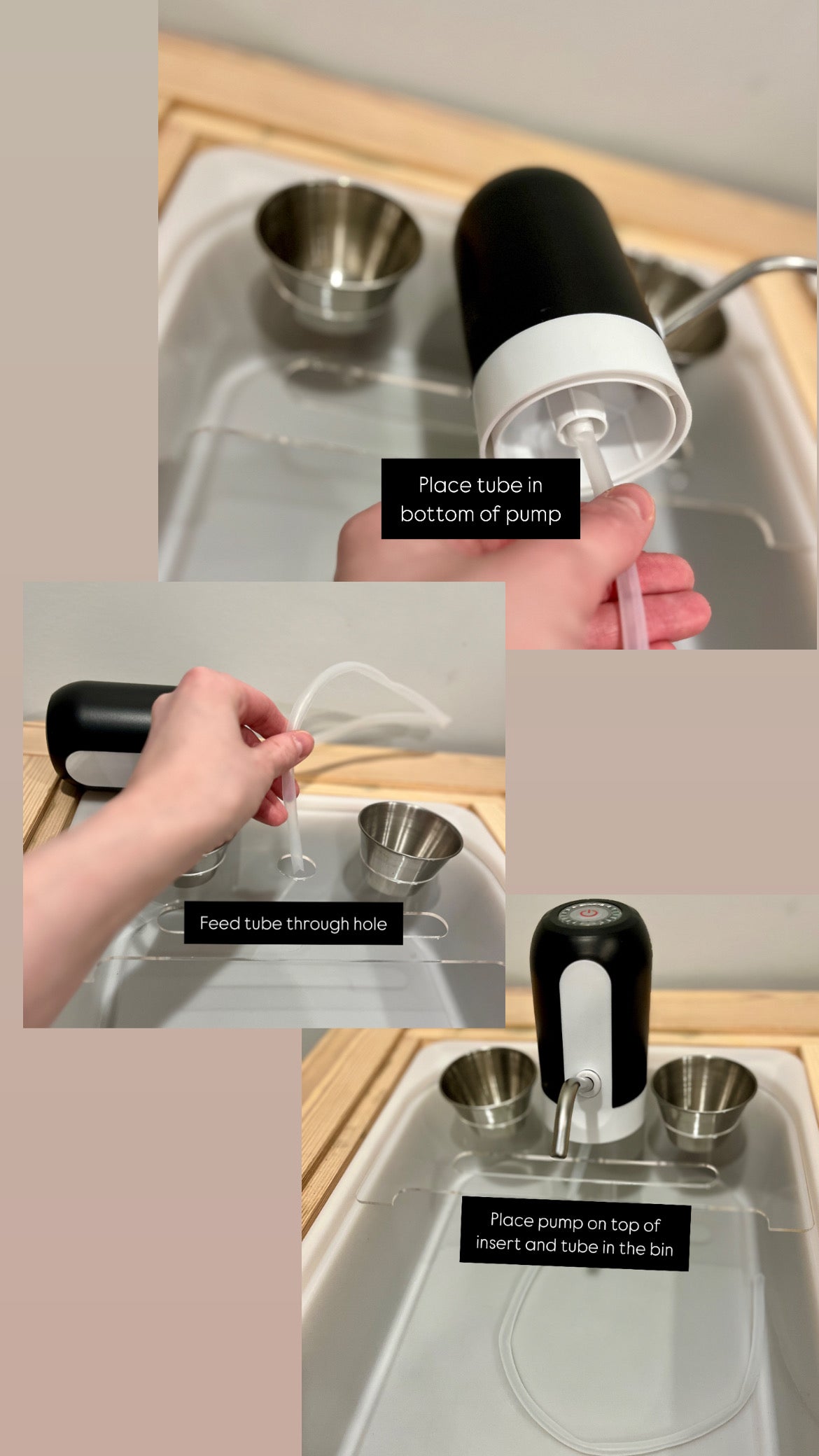 Play Kitchen Sink or Dish Rack Flisat Inserts