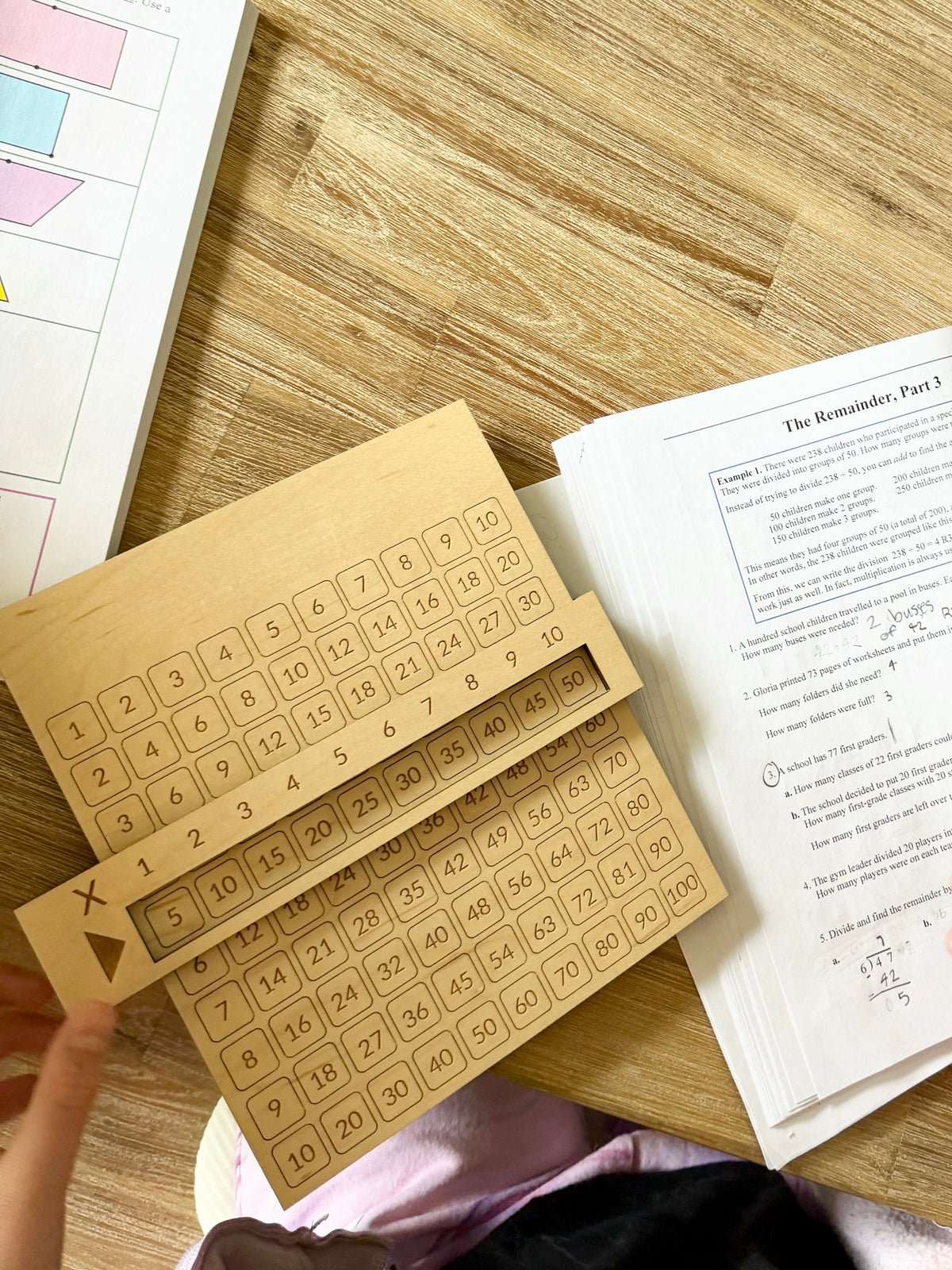 Multiplication Table Manipulative; Math Learning Toy