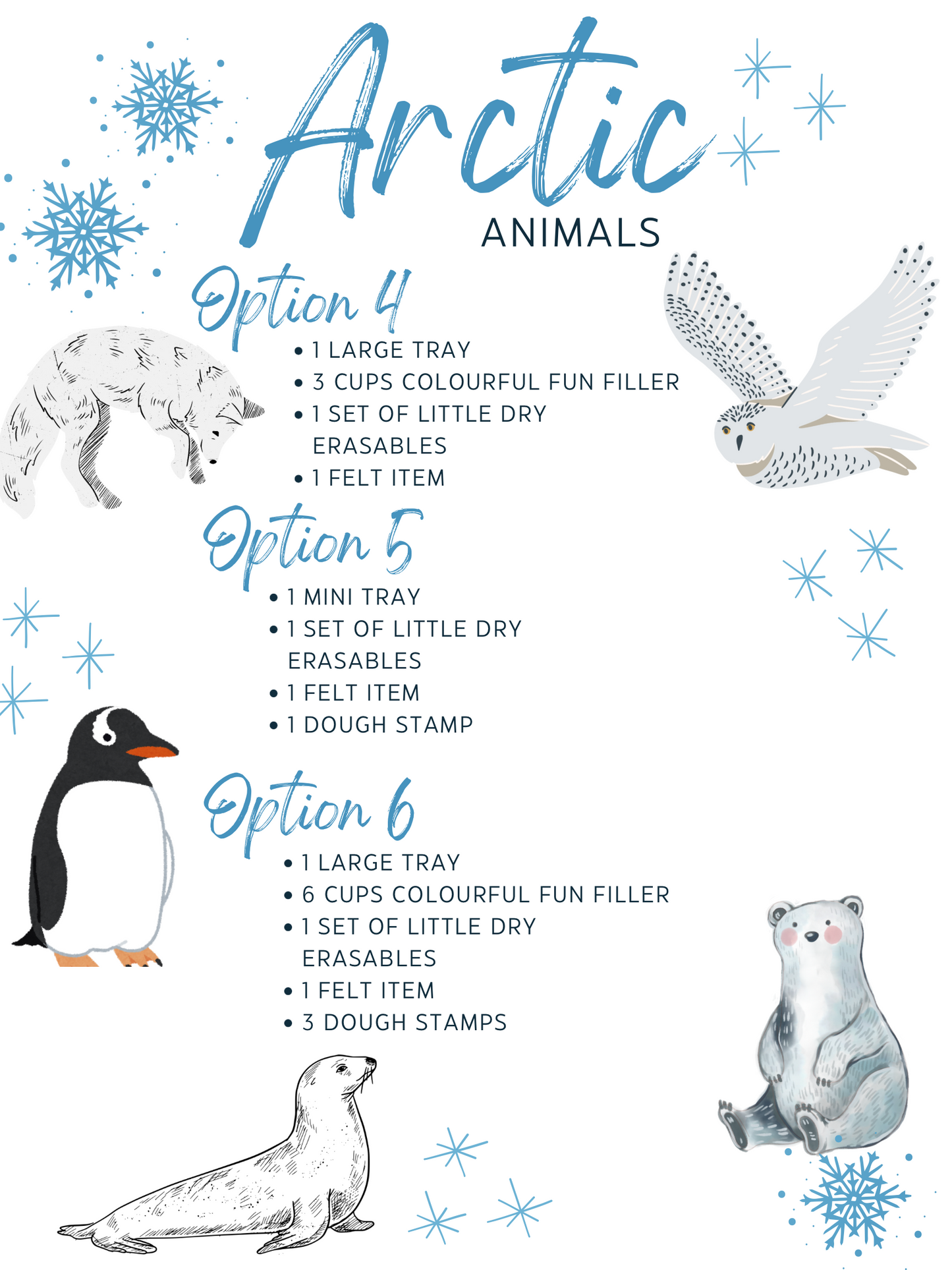 Arctic Animals Mystery Box Bundle