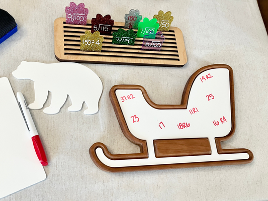 Sled, Santa’s Sleigh Plate / Sensory Tray