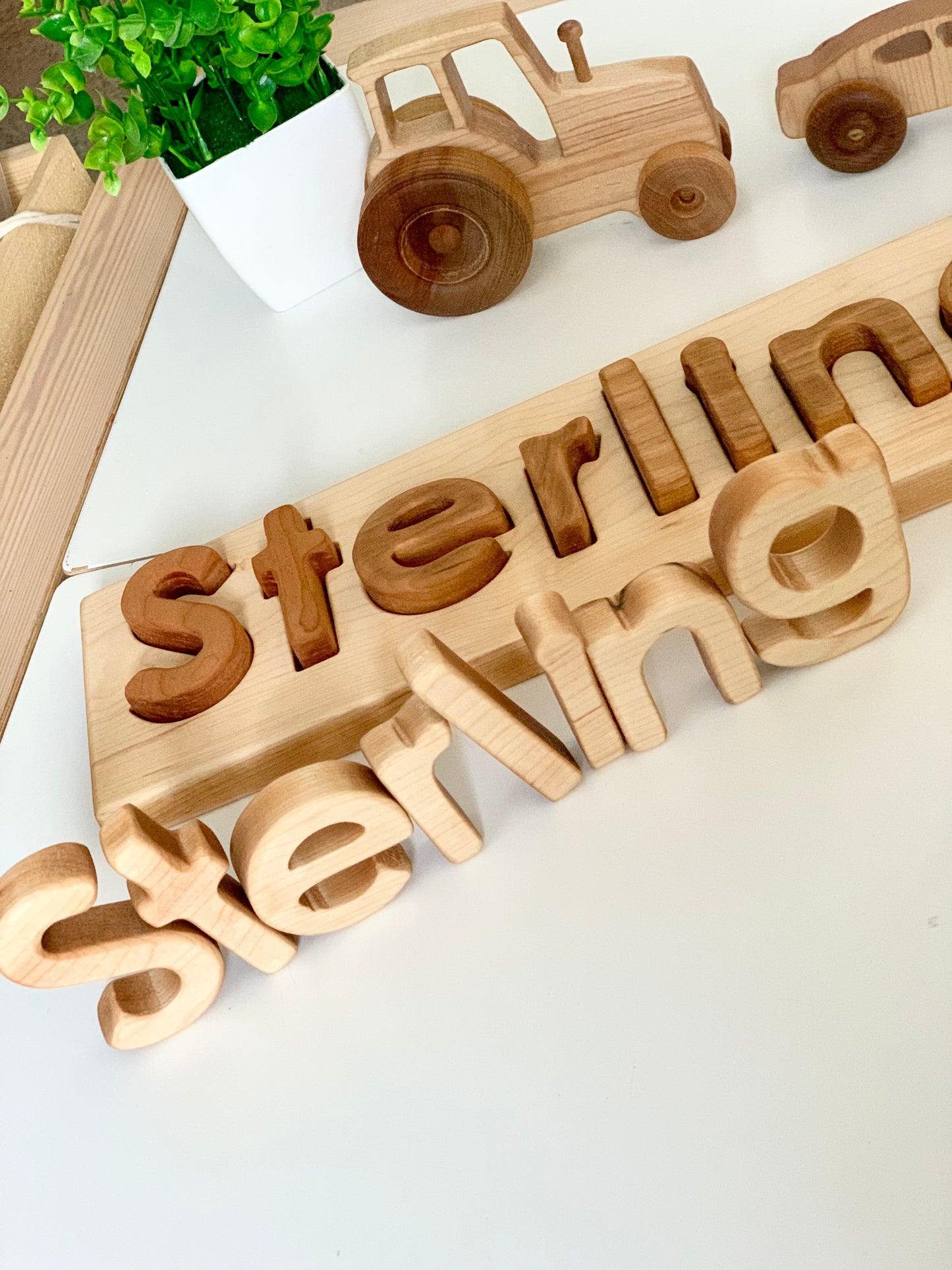 Personalized Hardwood Name Puzzles